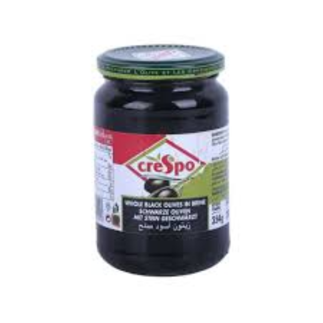 CRESPO PITTED BLACK OLIVE 907G
